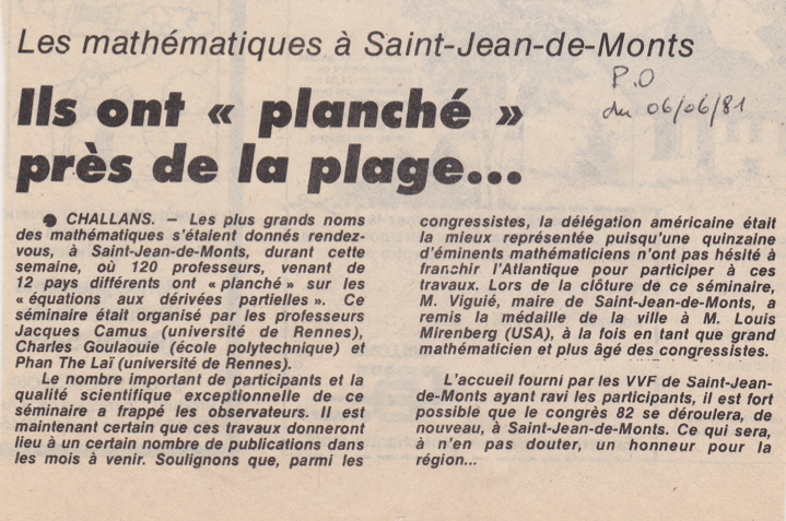 Presse Océan 1981